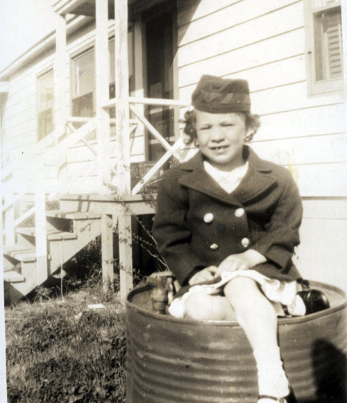 A picture of my mother as a child.